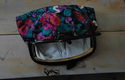 Vintage make-up tas - make-up tasje - toilettasje - toilettas 80, 70 , 60 - 3 - Thumbnail