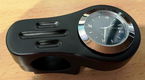 Zwart Stuur klokje, Zwart uurwerk 22mm / 25mm, per stuk - 1 - Thumbnail