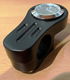 Zwart Stuur klokje, Zwart uurwerk 22mm / 25mm, per stuk - 3 - Thumbnail