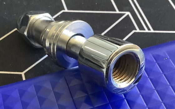 Spiegel Adapters Harley Davidson spiegels verchroomd M10x1.25, per stuk - 1