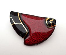 Mooie keramieken broche