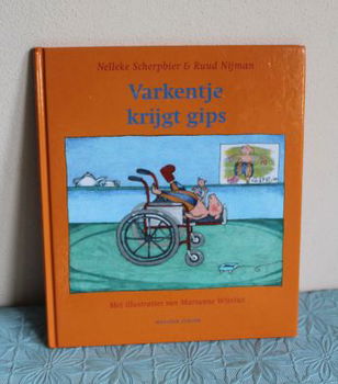 Varkentje krijgt gips - 0