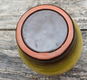 Vintage bloempot - bruin - geel - 5 - Thumbnail