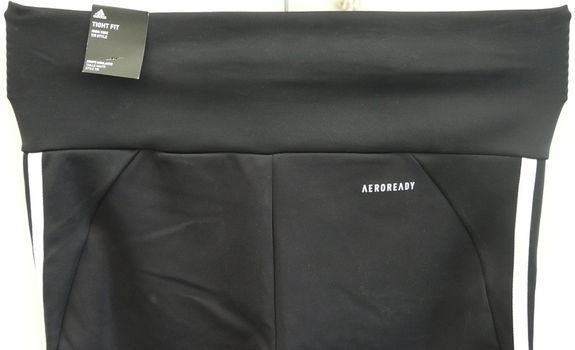 Legging / Tights, 3 Stripes High Rise 7/8 Length, Adidas GL4040, maat: Medium, Nieuw met Labels.(1) - 3
