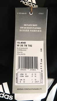 Legging / Tights, 3 Stripes High Rise 7/8 Length, Adidas GL4040, maat: Medium, Nieuw met Labels.(1) - 5