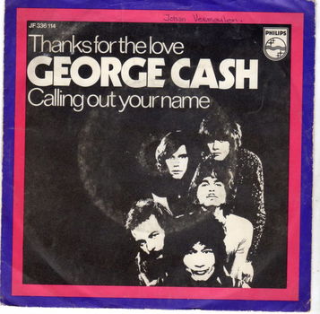 George Cash – Thanks For The Love (1969) - 0