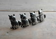 Haarspeld met poesjes - katjes - poezen - katten - verweerd - 2 - Thumbnail