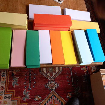 knutsel papier, diverse - 1
