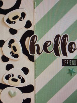 Stans / snijmal : pandabeer (Marianne Design) - 4
