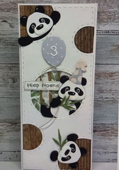 Stans / snijmal : pandabeer (Marianne Design) - 5