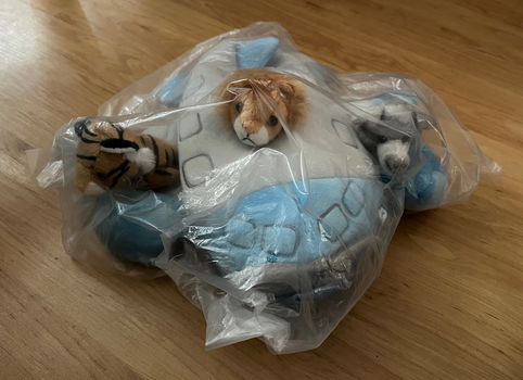 Pluche rugzak vliegtuig - 2