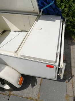 zgoh: Bagage wagen, gebruikt voor camperen. afm bak (zonder trekhaak): 140 cm x 100 cm br, 74cm hoog - 6