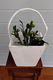 Brocante houten mand hengselmand plukmand (landelijk shabby chic brocant) - 5 - Thumbnail