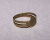 Ring om zelf te decoreren, brons, verstelbaar - 0 - Thumbnail