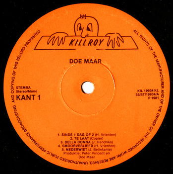 LP - Doe Maar - Skunk - 1