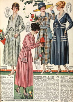 Sears damesmode cataloguspagina - 1918 - overdruk - 0