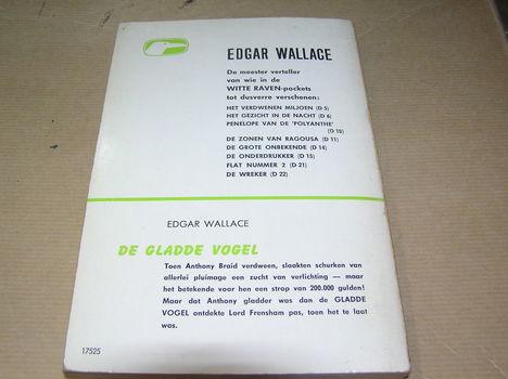 Een gladde vogel- Edgar Wallace - 1