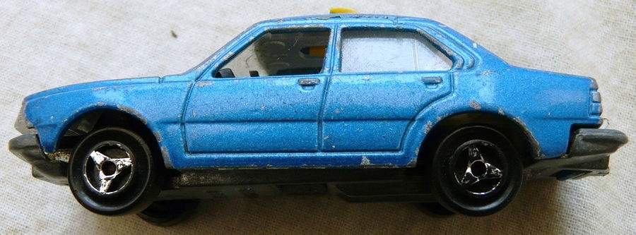Modelauto, Majorette, Schaal 1:60, No.266 - Renault 18 - Blue, 1983-1985.(Nr.1) - 6