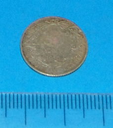 België - 50 centimes 1910F - zilver