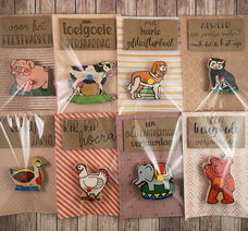 wenskaarten & magneten (2 in 1 kaartjes & presentjes) ad 5