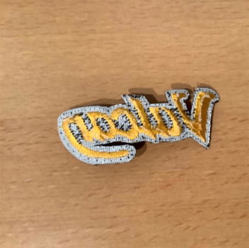 Vulcan embleem 7.5 cm geborduurd, per stuk of partij - 1