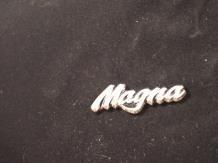 Magna plak embleem 5 cm Chrome, per stuk