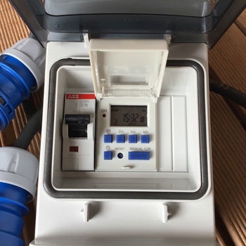 CEE 16A digitale timer unit 230V AC - 1