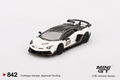 Mini GT 1/64 - Lamborghini Aventador SVJ 63 Bianco Asopo Mgt282 - 0 - Thumbnail