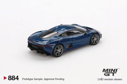 Mini GT 1/64 - Jaguar C-X75 Blue Mgt286 - 1