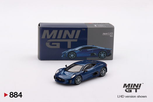 Mini GT 1/64 - Jaguar C-X75 Blue Mgt286 - 3