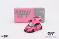 Mini GT 1/64 - ABARTH 595 LB-WORKS x Abas Works Pink Mgt288 - 3 - Thumbnail