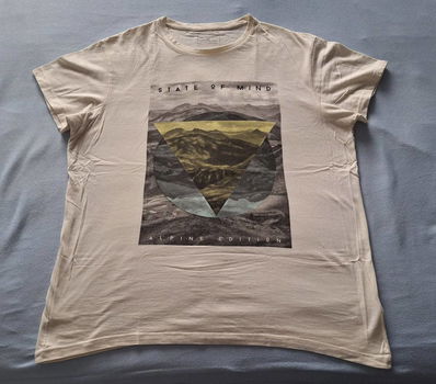 Te koop nieuw beige T-shirt van Primark met print (maat: XL) - 0