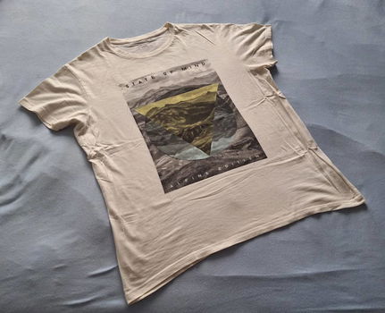 Te koop nieuw beige T-shirt van Primark met print (maat: XL) - 2