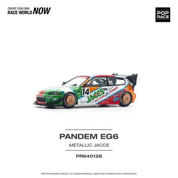 Pandem Civic EG6 JACCS 1:64 Pop Race 110 - 0
