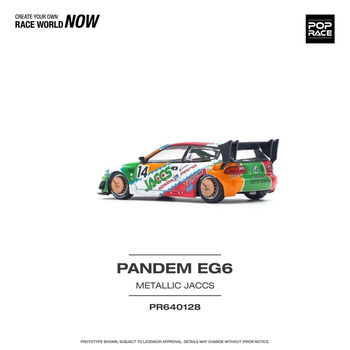 Pandem Civic EG6 JACCS 1:64 Pop Race 110 - 1