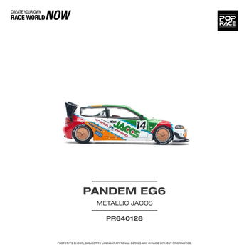 Pandem Civic EG6 JACCS 1:64 Pop Race 110 - 3