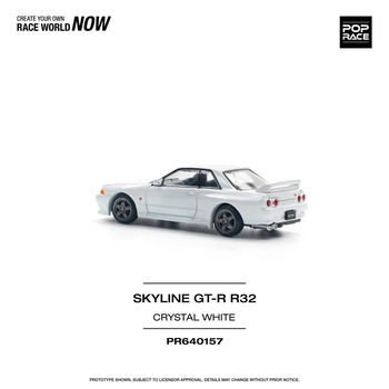 Nissan Skyline GTR Nismo 400R white 1:64 Pop Race 112 - 1