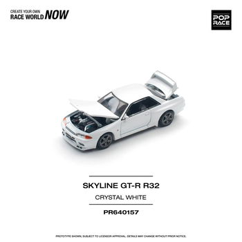 Nissan Skyline GTR Nismo 400R white 1:64 Pop Race 112 - 3