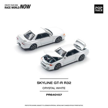 Nissan Skyline GTR Nismo 400R white 1:64 Pop Race 112 - 4