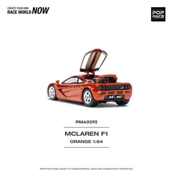 McLaren F1 orange 1:64 Pop Race 113 - 2