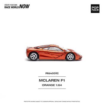 McLaren F1 orange 1:64 Pop Race 113 - 3