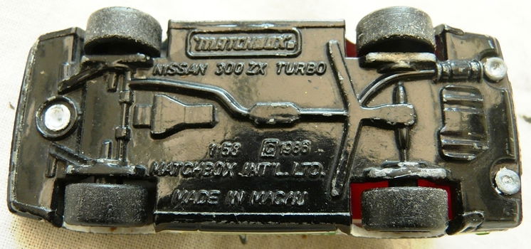 Modelauto, Matchbox (BP-Series), Schaal 1:58, Nissan 300 ZX Turbo, 1988.(1) - 7