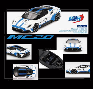 BBR 1/64 Maserati MC20 #2 BBR013 - 3