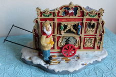 Kerstdorp - draaiorgeltje