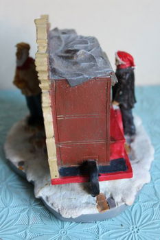Kerstdorp - draaiorgeltje - 1