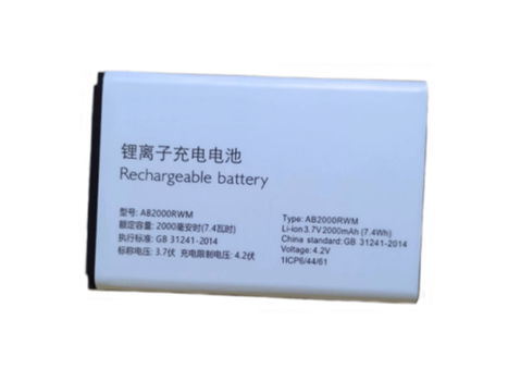 Hoogwaardige vervangbare batterij PHILIPS AB2000RWM 2000mAh/7.4Wh 3.7V - 0