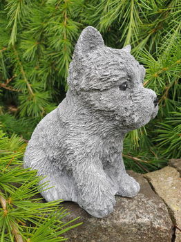schatig tuinbeeldje van een puppy hondje - 2