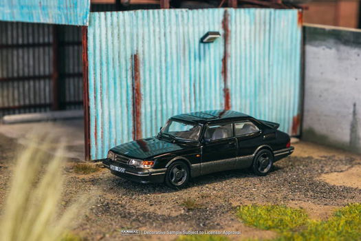 Saab 900 Turbo Black 1:64 Tarmac 092 - 2