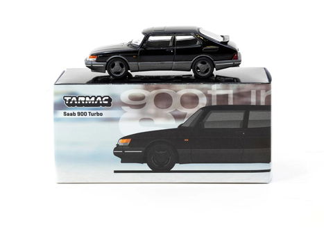 Saab 900 Turbo Black 1:64 Tarmac 092 - 3