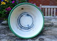 Emaille schaal - bak - reseda groen - geëmailleerd - 3 - Thumbnail